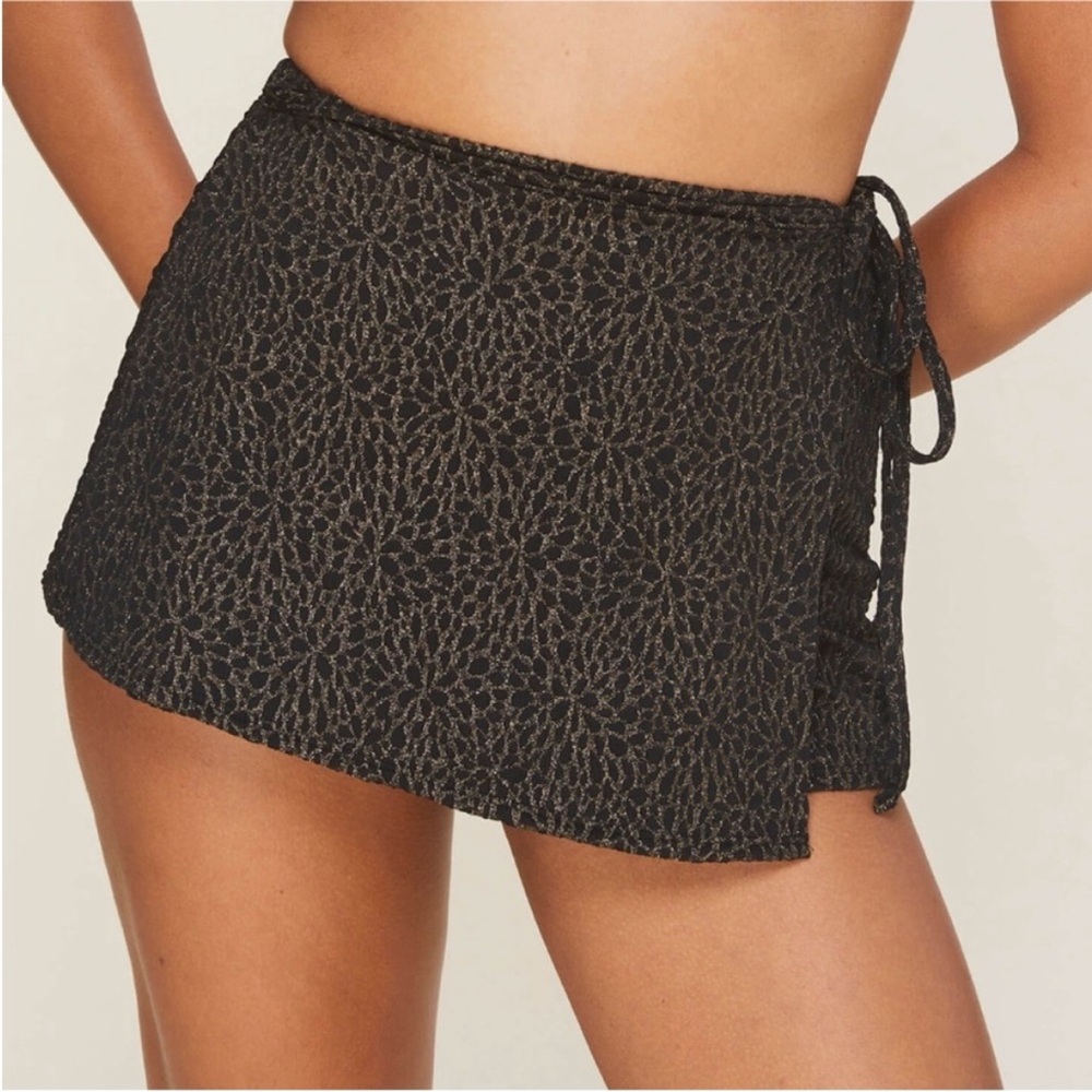 Demi Moore x Andie Swim The Marseilles Bottom in Black/gold